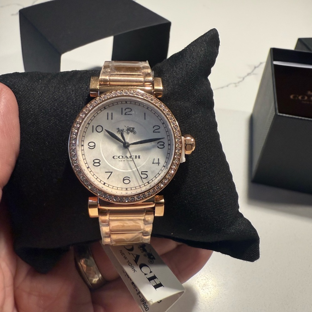 Coach rose gold women’s watch
